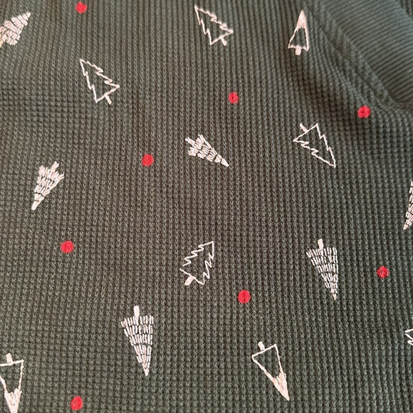 Waffle Knits Tree Motif Jumpsuit SZ S - Picture 6 of 8